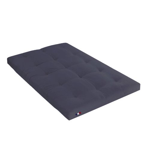 Ensemble Matelas Futon En Coton Et Structure En Bois Massif Noisette Soutien Ferme 140x200 - 2 Perso