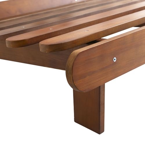 Ensemble Matelas Futon En Coton Et Structure En Bois Massif Noisette Soutien Ferme 160x200 - 2 Perso