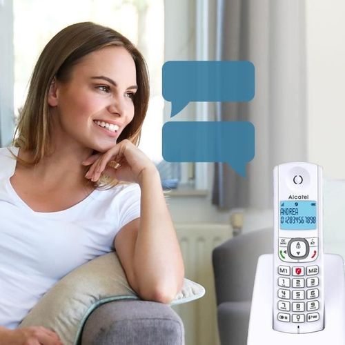 Téléphone Sans Fil - F530 Duo - 2 Combinés, Blocage D'appels, Mains Libres, 2 Mémoires Directes