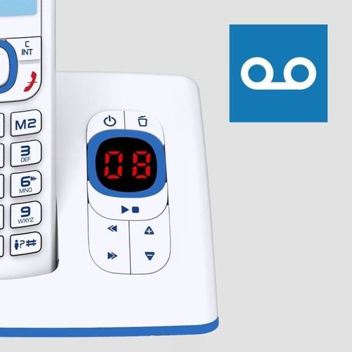 Téléphone Sans Fil - Alcatel - F530 Voice - Blanc/bleu