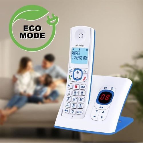 Téléphone Sans Fil - Alcatel - F530 Voice - Blanc/bleu