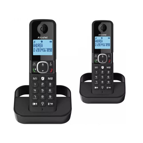 Téléphone Sans Fil Duo Avec Répondeur Noir - F860duonoir