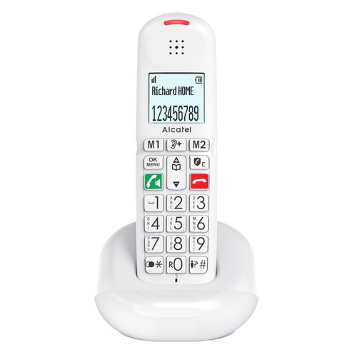 Téléphone sans fil répondeur ALCATEL XL 685 Solo Blanc