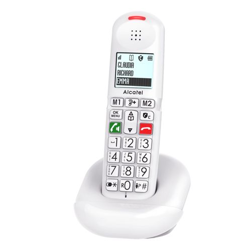 Téléphone sans fil répondeur ALCATEL XL 685 Solo Blanc