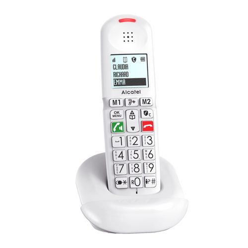 Téléphone sans fil répondeur ALCATEL XL 685 Solo Blanc
