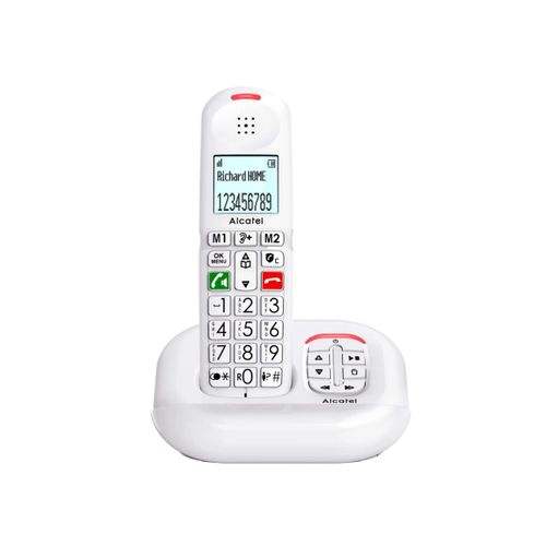 Téléphone Sans Fil Blanc - Xl685voiceblanc