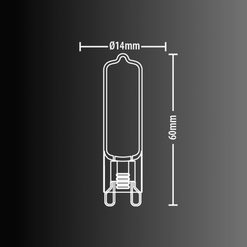 Ampoule LED Culot G9, 420 Lumens, Conso. 3.7w, 3000 Kelvins (blanc Chaud)