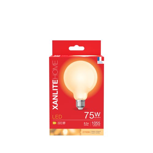 Ampoule Led B95 E27 75W  Blanc chaud