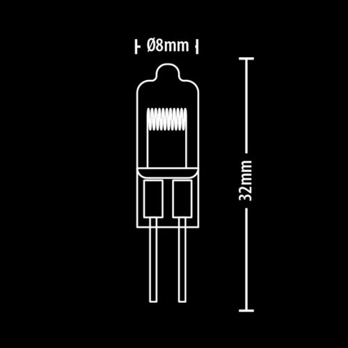 Lot De 3 Ampoules Halogènes Culot G4, 375 Lumens, 2900 Kelvins, Blanc Chaud, Dimmable
