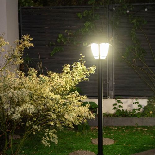 Lampadaire Filaire Noir 112cm Rétro Ip44, Culot E27, 40w Max