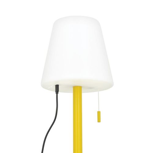 Lampe à Poser Pop - Cône Jaune Rechargeable En Métal LED Ip44, 400 Lumens, Cct Et Dimmable, Hauteur