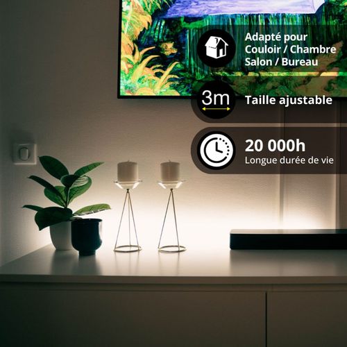 Ruban LED 10m Blanc Chaud