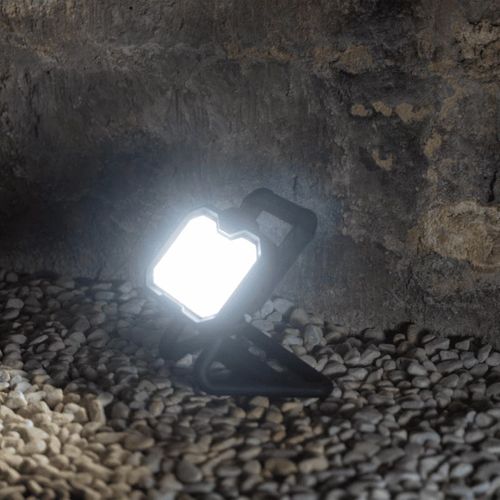 Projecteur LED Ip54, 2300 Lumens, Orientable, 3 Modes, 10h Autonomie, Blanc Froid, Rechargeable