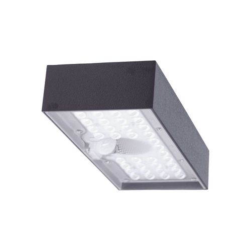 Applique Solaire LED Ip65, 900 Lumens, Détecteur De Mouvements, Noir