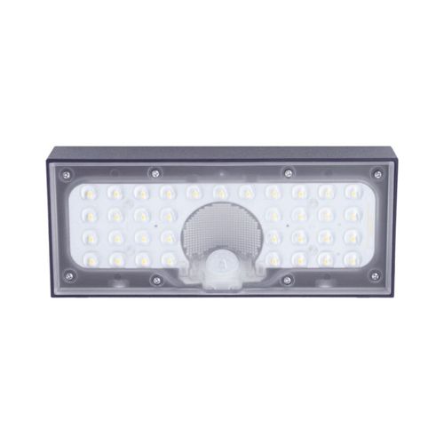 Applique Solaire LED Ip65, 900 Lumens, Détecteur De Mouvements, Noir