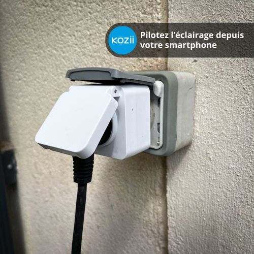 Prise Connectée Extérieure Ip44, 3680w
