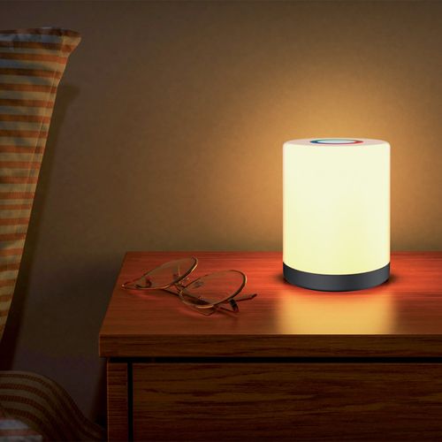 Lampe à Poser LED Rvb Et Blanc Chaud, Tactile, Dimmable, Rechargeable USB