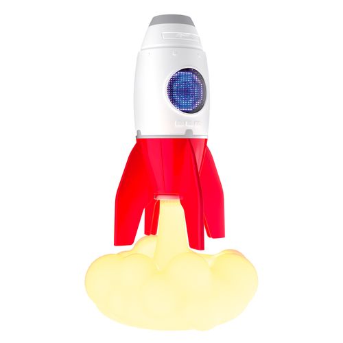 Veilleuse fusée H. 37 cm FUSEE Rouge