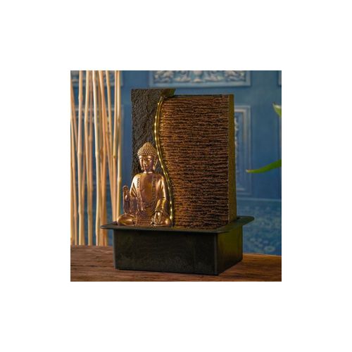 Fontaine En Résine Avec Bouddha Jati