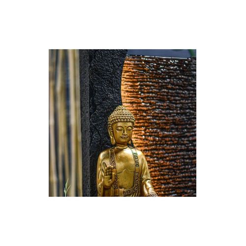 Fontaine En Résine Avec Bouddha Jati