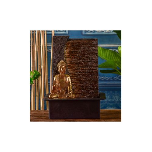 Fontaine En Résine Avec Bouddha Jati