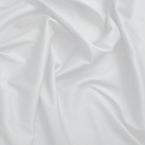 Housse De Couette + Taies Oreiller 200x200cm Satin De Coton Blanc