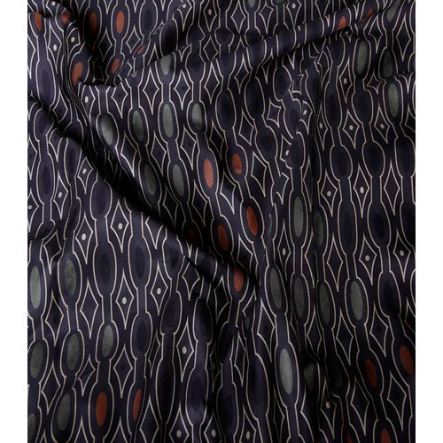 Lot De 2 Taies D'oreiller 50x70 Cm Satin De Coton Imprimé Majeur