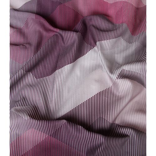 Lot De 2 Taies D'oreiller 63x63 Cm Satin De Coton Imprimé Helix Purple