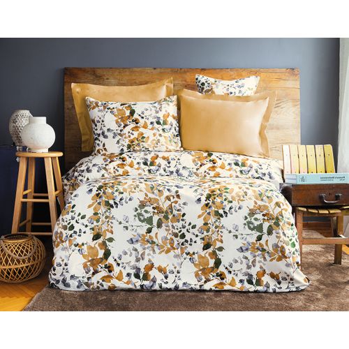 Housse De Couette + Taies Oreiller 240x220 Cm Satin De Coton "vienna"