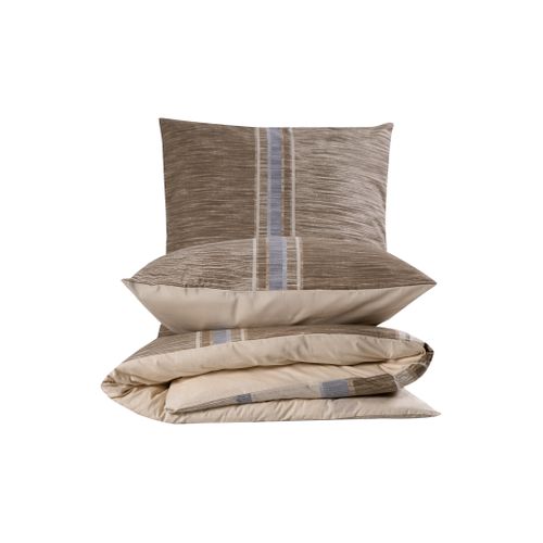 Housse De Couette + Taie D'oreiller 140x200 Cm "suvari" Coton Imprimé.