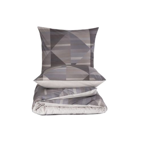 Housse De Couette + Taies D'oreiller 200x200 Cm "lufian" Coton Imprimé.