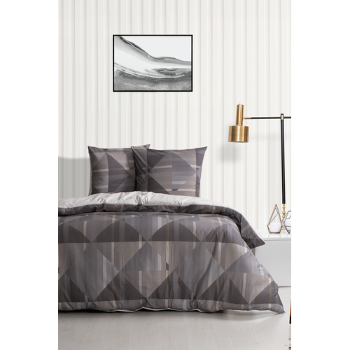 Housse De Couette + Taies D'oreiller 240x220 Cm "lufian" Coton Imprimé.