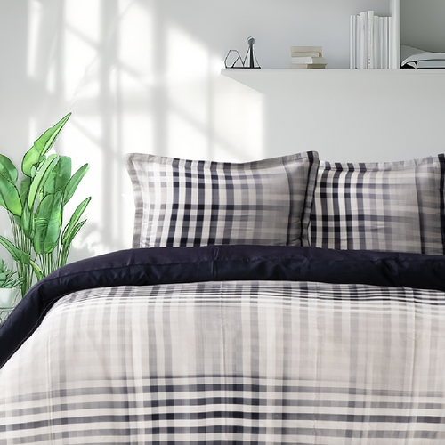 Housse De Couette + Taies D'oreiller 240x220 Cm Satin De Coton "gloven"