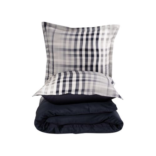 Housse De Couette + Taies D'oreiller 240x220 Cm Satin De Coton "gloven"