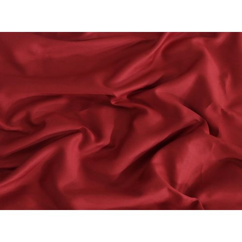 Lot De 2 Taies D'oreiller 63x63 Cm Satin De Coton Bordeaux