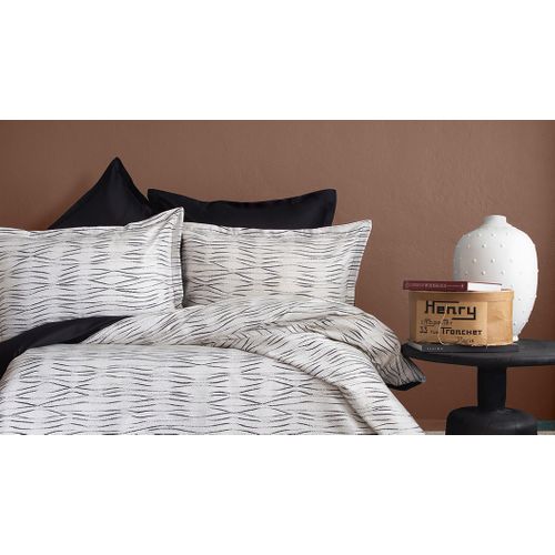 Parure De Lit  2 Personnes  240x220 Cm Satin De Coton Imprimé