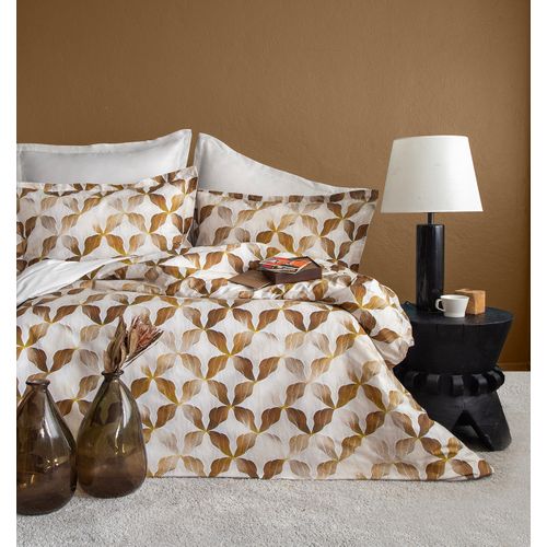 Parure De Lit  2 Personnes  240x220 Cm Satin De Coton Imprimé