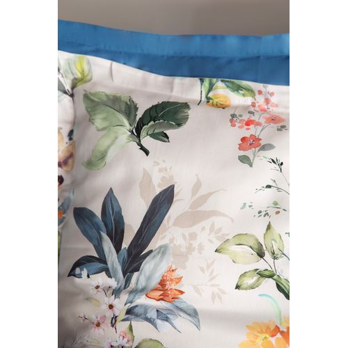 Parure De Lit  2 Personnes  240x220 Cm Satin De Coton Imprimé