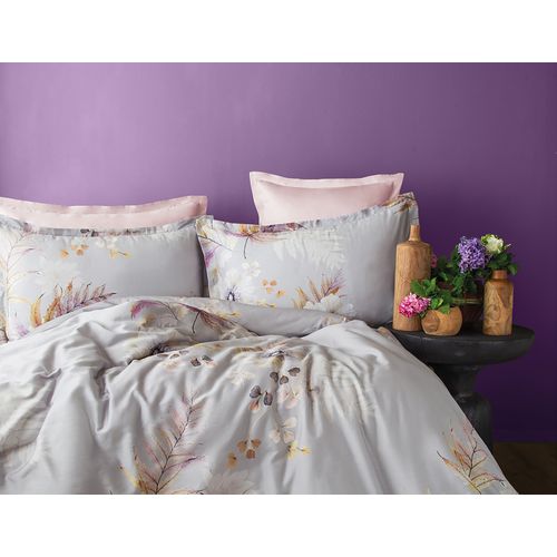 Parure De Lit  2 Personnes  240x220 Cm Satin De Coton Imprimé