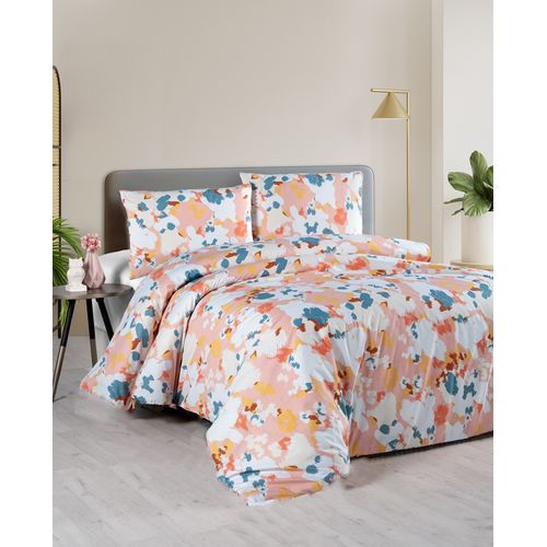 Parure De Lit  2 Personnes  200x200 Cm Coton Imprimé