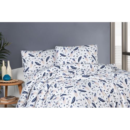Parure De Lit  2 Personnes  200x200 Cm Coton Imprimé