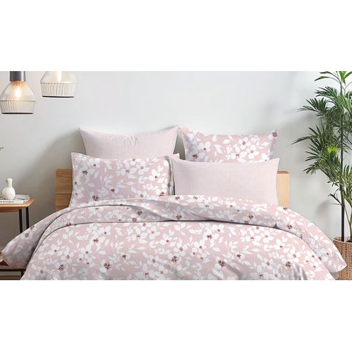 Parure De Lit 2 Personnes 240x220 Cm Coton Imprimé