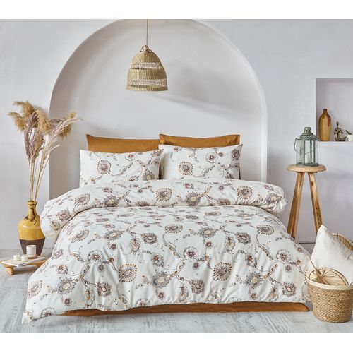 Parure De Lit 2 Personnes 240x220 Cm Coton Imprimé