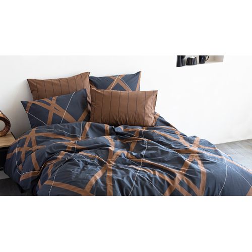 Parure De Lit  2 Personnes  240x220 Cm Coton Imprimé