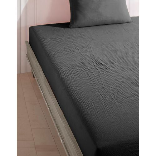 Drap Housse 160x200 Cm Gaze De Coton