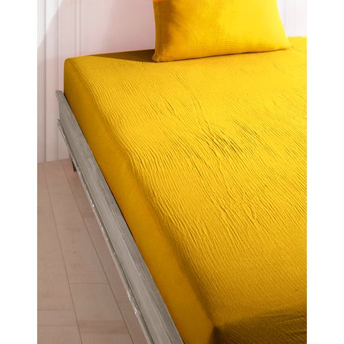 Drap Housse 160x200 Cm Gaze De Coton