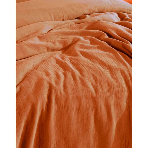 Parure De Lit 2 Personne 200x200 Cm Gaze De Coton