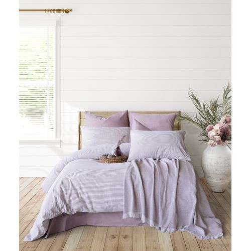 Parure De Lit  2 Personnes  200x200 Cm Coton Gaufré