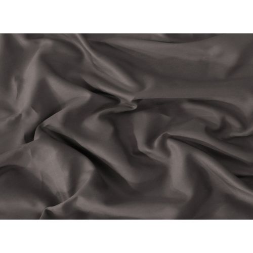 Parure De Lit 1 Personne 140x200 Cm Satin De Coton Anthracite