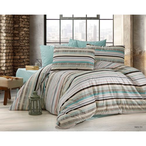 Parure De Lit 2 Personnes 240x220 Cm Coton Imprimé